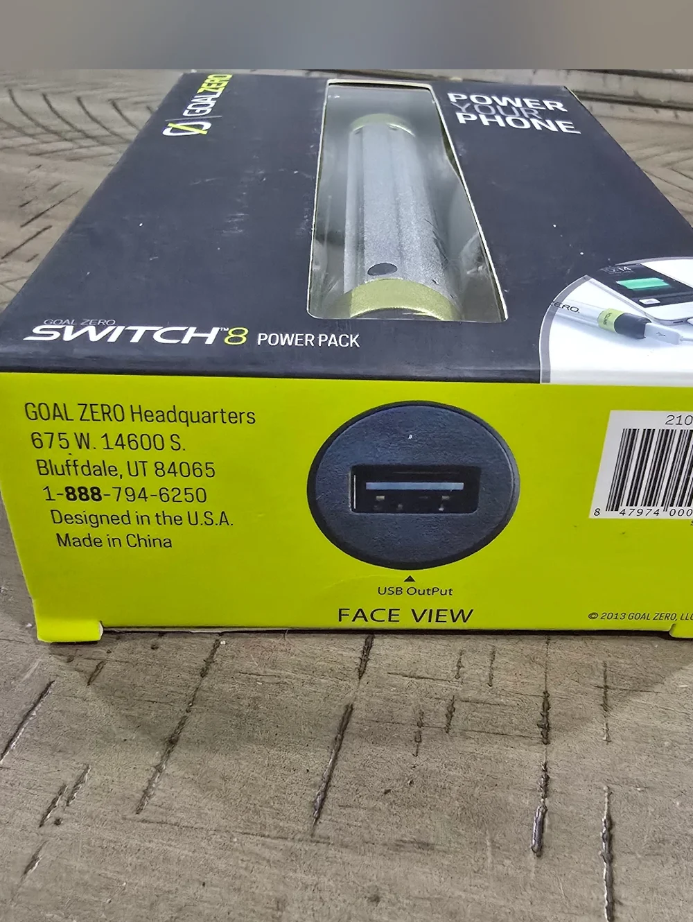 Goal Zero Switch 8 Power Pack Portable USB Charger For Phone/ Open Box